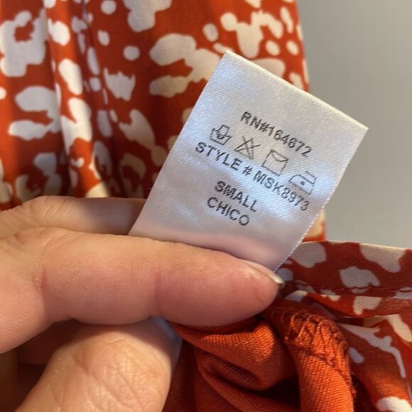 Rust Orange Leopard Print Skirt - Picture 10 of 12